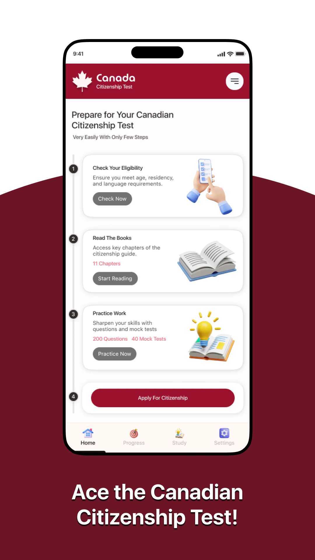 Citizenship Test Canada 2026 screenshot